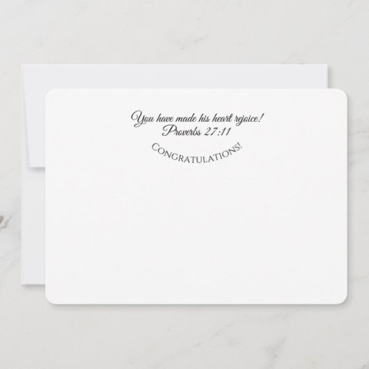 JW Gefeliciteerd met uw doop Kaart (Achterkant)