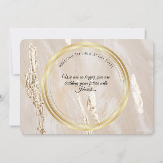 JW Gefeliciteerd met uw doop Kaart (Voorkant)