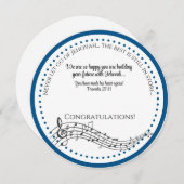 JW Gefeliciteerd met uw doop Kaart (Voorkant / Achterkant)