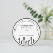 JW Gefeliciteerd met uw doop Wenskaart Feestdagenkaart (Staand voorkant)