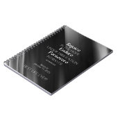 JW Gepersonaliseerde doop Keepsake Gift Notitieboe Notitieboek (Linkerzijde)