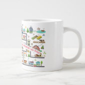 JW Gift voor Pioniers - "Town Territory Map" Mok (Rechts)