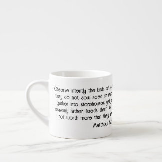 JW Gifts Mugs Personalize Observe Birds Intently  Espresso Kop