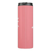 JW Gifts Personalized Best Life Ever - Roze Therma Thermosbeker (Achterkant)