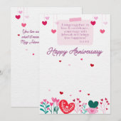 JW Happy Jubileum Kaart (Voorkant / Achterkant)