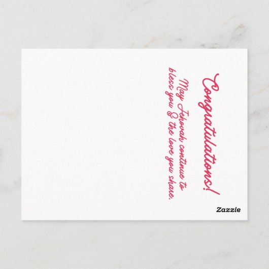 JW Happy Jubileum Kaart voor Jehovah’s Getuigen (Achterkant)