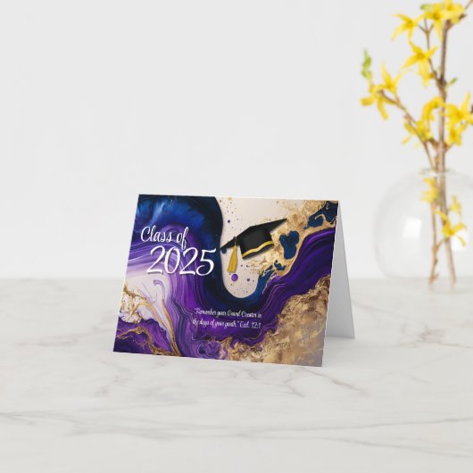 JW High School Afstuderen Kaart ECCL. 12:1 (Gele Bloem)