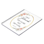 JW Jaar Tekst Spiral Notitieboek (Linkerzijde)