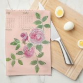 JW jaarteks aanpassen met kalender Theedoek (Quarter Fold)