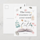 JW-jaartekst 2023 Psalm 119:160 Briefkaart (Voorkant / Achterkant)