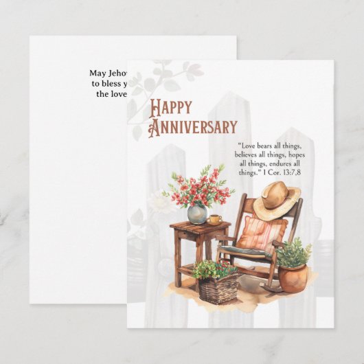 JW Jubileum Kaart Liefde is... (Voorkant / Achterkant)