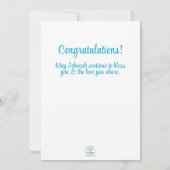 JW Jubileum Kaart - Liefdevolle papegaaien (Achterkant)