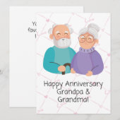 JW Jubileum Kaart voor grootouders (Voorkant / Achterkant)