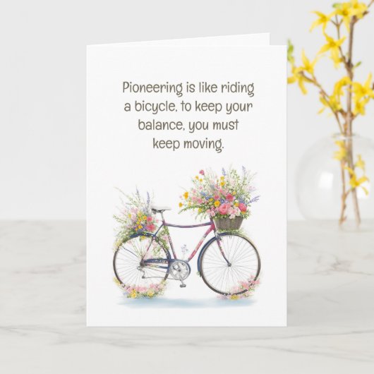 JW Kaart, Cadeau voor Pioniers | JW-groet Kaart (Gele Bloem)