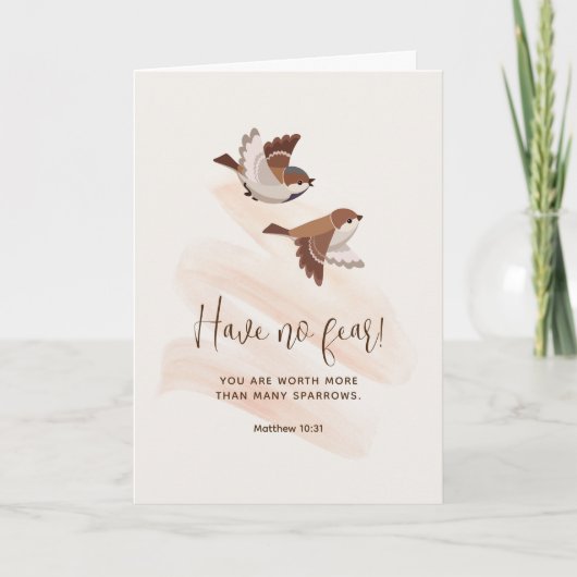 JW Kaart, Matteüs 10:31 | JW-groet Kaart (Voorkant)
