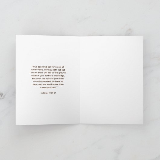 JW Kaart, Matteüs 10:31 | JW-groet Kaart (Binnen)