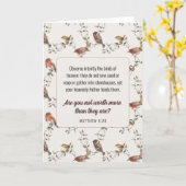 JW Kaart, Matteüs 6:26 | JW-groet Kaart (Gele Bloem)