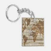 JW  Kaart Sleutelhanger 2025 Jaar Tekst (Voorkant Links)