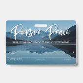 JW Keepomwille Convention Badge Kaart | Bergen (Achterkant)