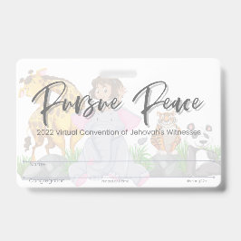 JW Keepomwille Convention Badge Kaart | Dieren