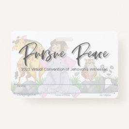 JW Keepomwille Convention Badge Kaart | Dieren