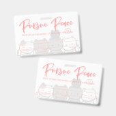 JW Keepsake Convention Badge Card | Katten (Voor- en achterkant)