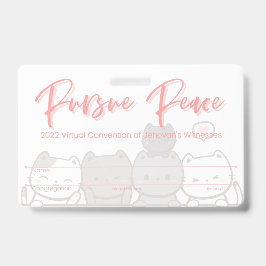 JW Keepsake Convention Badge Card | Katten