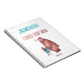 JW Kinder Gift-1 Peter 5:7 Jehovah geeft om je Notitieboek (Rechterzijde)