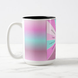 JW Kwaliteiten van Onze God Jehova Koffiebeker Tweekleurige Koffiemok