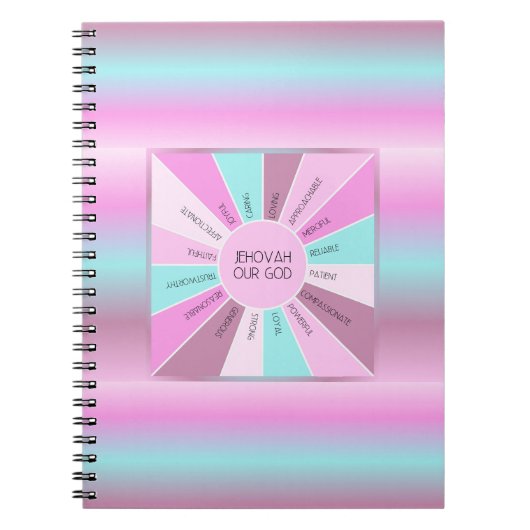 JW Kwaliteiten van Onze God Jehovah Notitieboek (Voorkant)