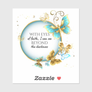 JW Met Eyes Of Faith Vinyl Sticker