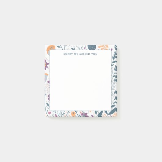 JW Ministerie levert sorry dat we je gemist hebben Post-it® Notes (Voorkant)