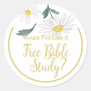 JW Ministry Supplies Letter Writing Bible Study Ronde Sticker