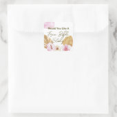 JW Ministry Supplies Letter Writing Bible Study Vierkante Sticker (Tas)