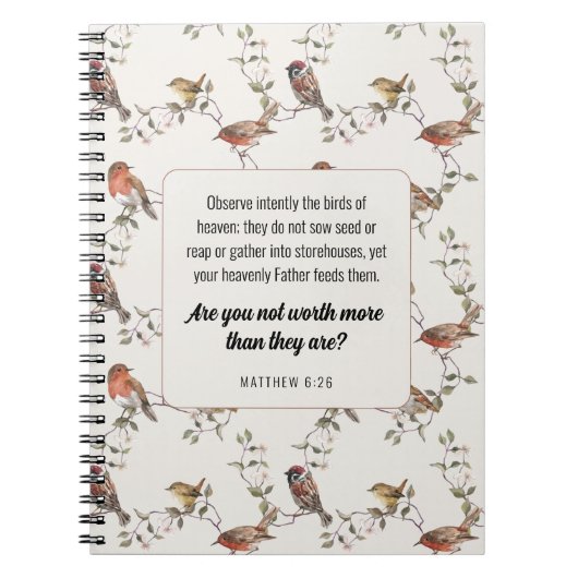 JW Notitieboek, Matteüs 6:26 | JW Notitieboek (Voorkant)