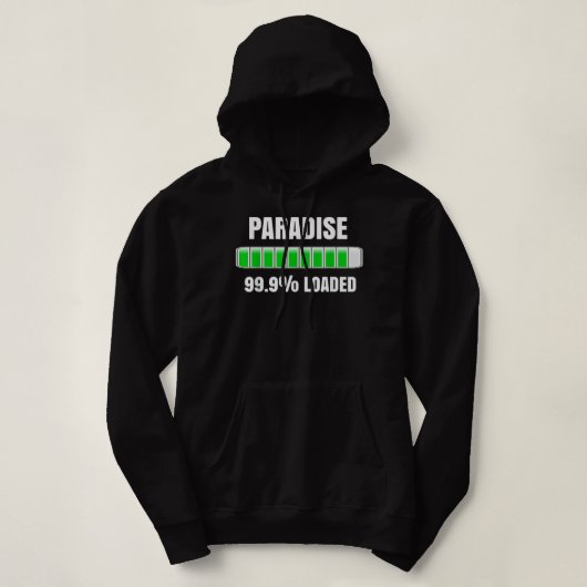 JW Org Jehovah's getuigen Gift Paradise Loading Hoodie (Design voorkant)