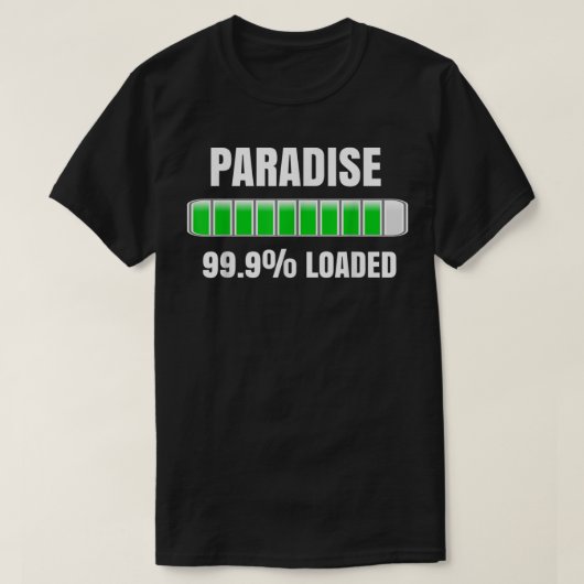 JW Org Jehovah's getuigen Gift Paradise Loading T-shirt (Design voorkant)