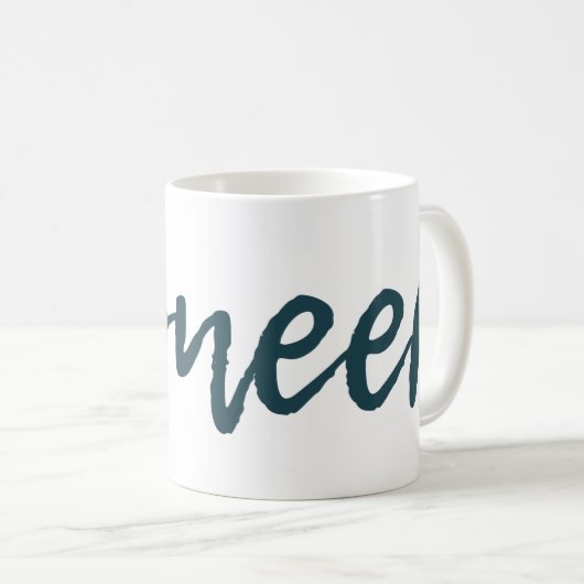 JW Pioneer Blauw Groen Wrap Rond Mok (Voorkant rechts)