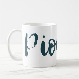 JW Pioneer Blauw Groen Wrap Rond Mok