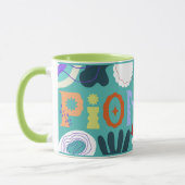 JW Pioneer Bright Wavy Blue Wrap Rond Mok (Links)