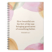 JW Pioneer Gift, Jesaja 52:7 | JW Notitieboek (Voorkant)