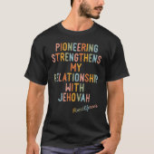 JW Pioneer Jehovah's getuigen Pioneering JW Minis T-shirt (Voorkant)