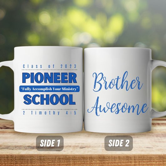 JW Pioneer School 2023 & 2 Tim 4:5 Koffiemok