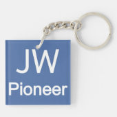 JW Pioneer Sleutelhanger (Achterkant)