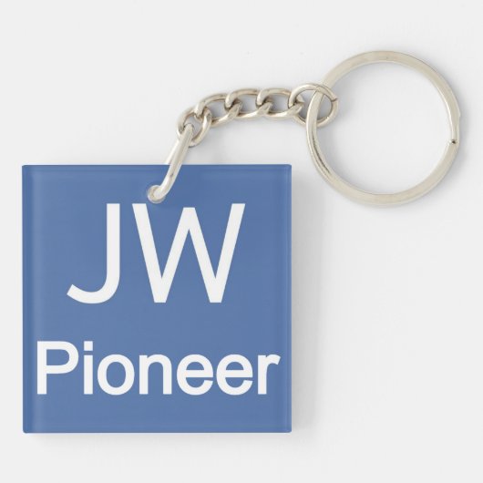 JW Pioneer Sleutelhanger (Achterkant)