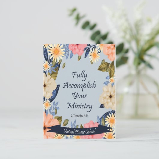 JW Pioneer: Volledig ministerie Briefkaart (Staand voorkant)