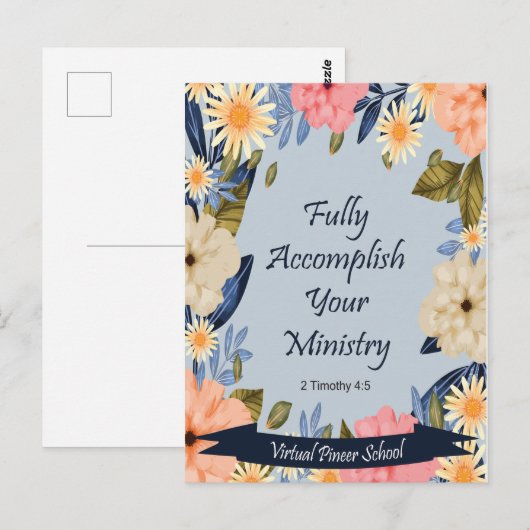 JW Pioneer: Volledig ministerie Briefkaart (Voorkant / Achterkant)