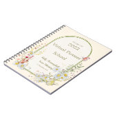 JW pionier school 2022 - floreel lijst Notitieboek (Linkerzijde)