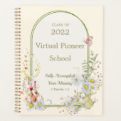 JW pionier school 2022 - floreel lijst Planner (Voorkant)