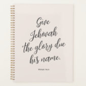 JW Planner, 2025 Jaar Tekst van Jehovah’s Getuigen Planner (Voorkant)